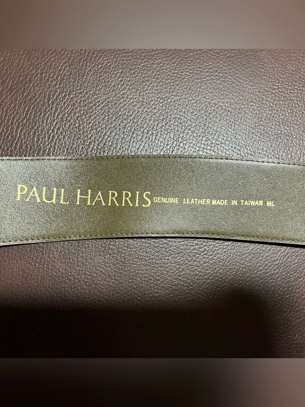 VTG Y2K Paul Harris Olive Lizard Embossed Belt Size M/L 2 In. Wide EUC